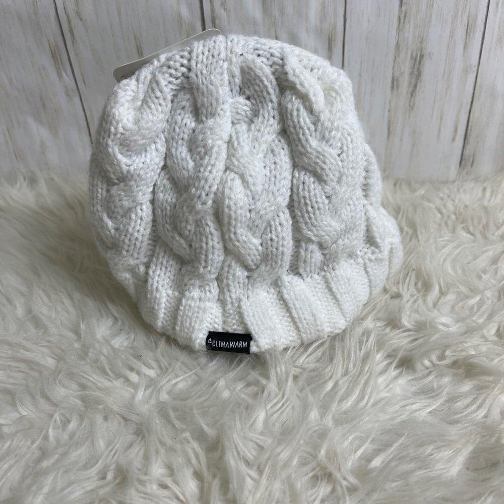 Adidas Crystal Brimmer Hat OS White NWT Climawarm - Picture 7 of 10